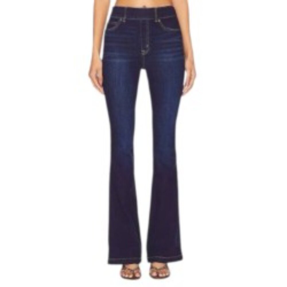 NWT Spanx High Rise Flare Jeans 1XT